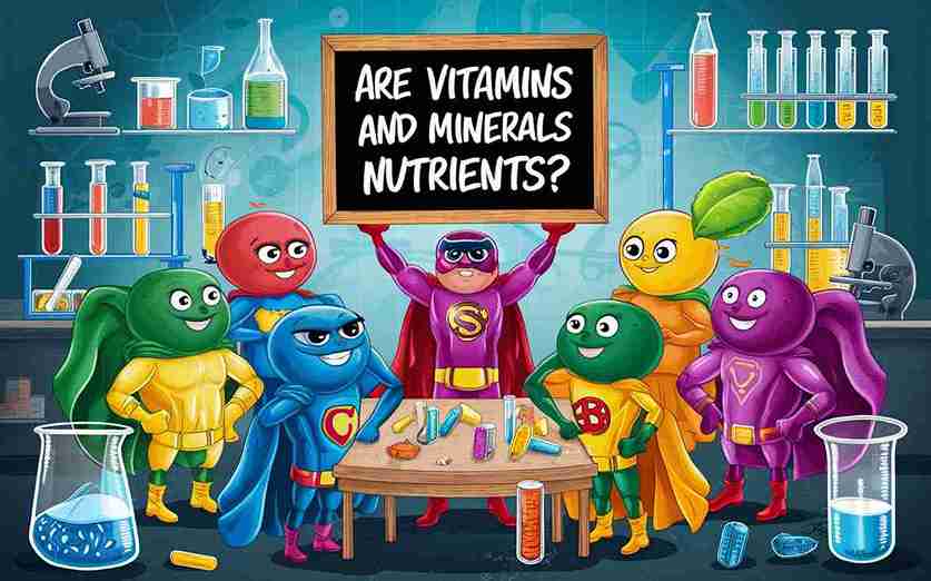 Are Vitamins and Minerals Nutrients?