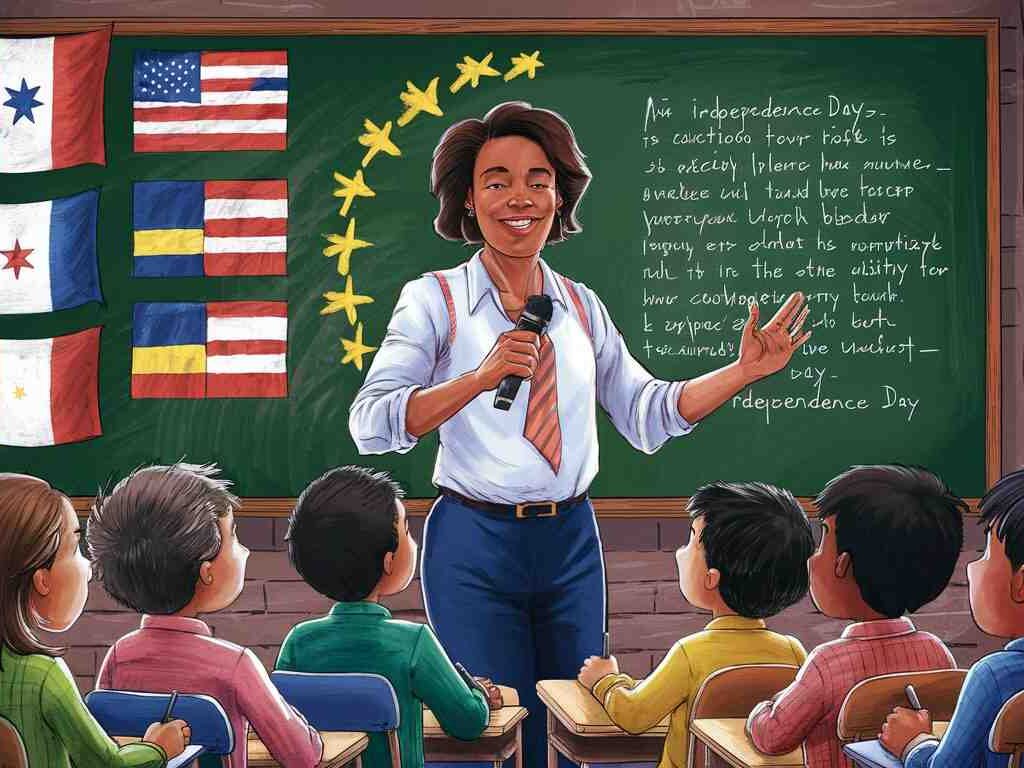 How to give a speech on Independence Day as a teacher?