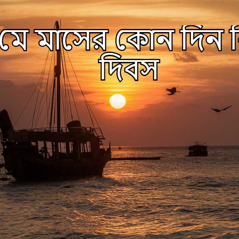 মে মাসের কোন দিন কি দিবস