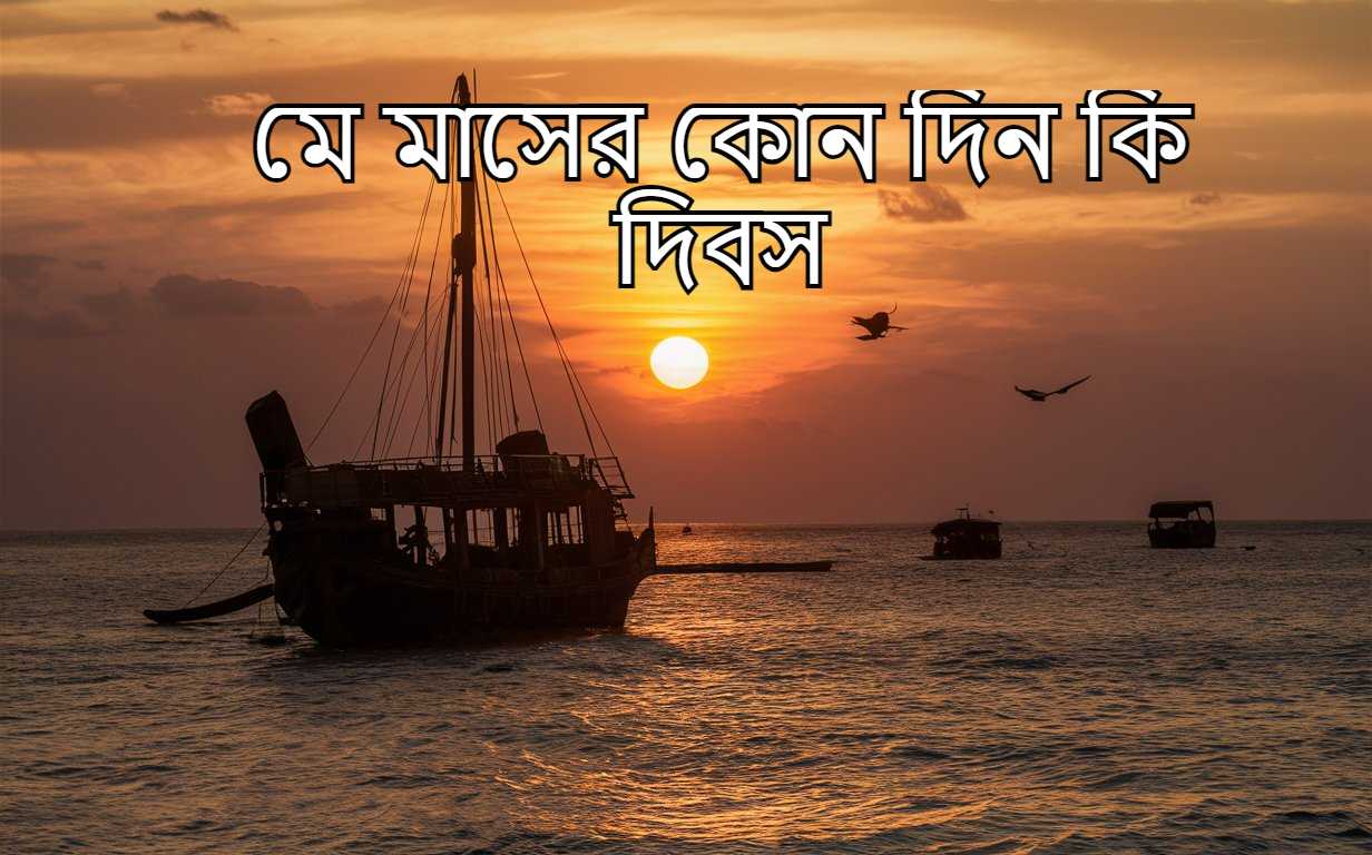 মে মাসের কোন দিন কি দিবস