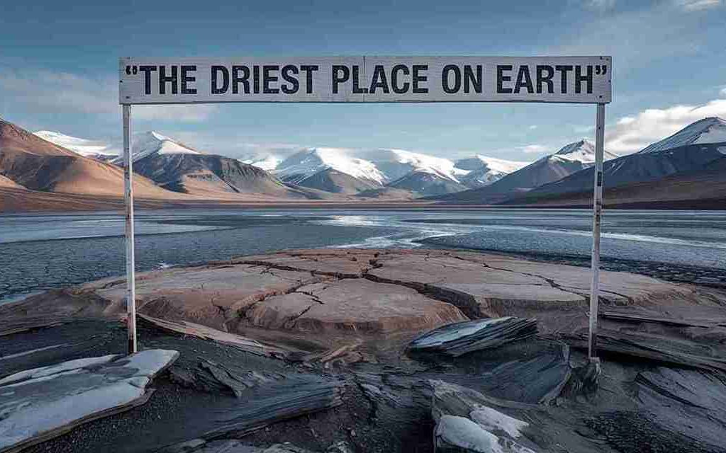 The driest place on Earth is Antarctica's McMurdo Dry Valleys.